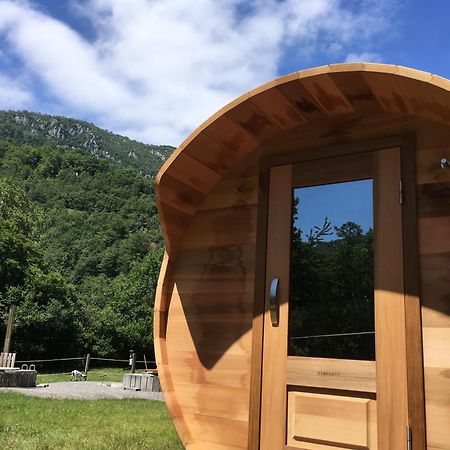 Camous Les Marmottes Pour 12 Avec Bain Nordique Privatifヴィラ エクステリア 写真